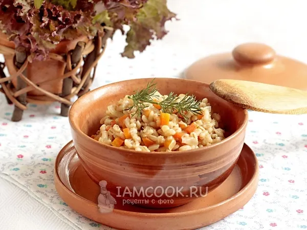 Фото готового блюда: Постная перловая каша