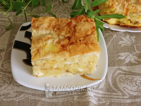 Фото готового блюда: Греческая тиропита из теста Фило с сыром