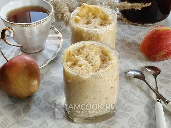 Фото блюда: Яблочный пирог в стакане