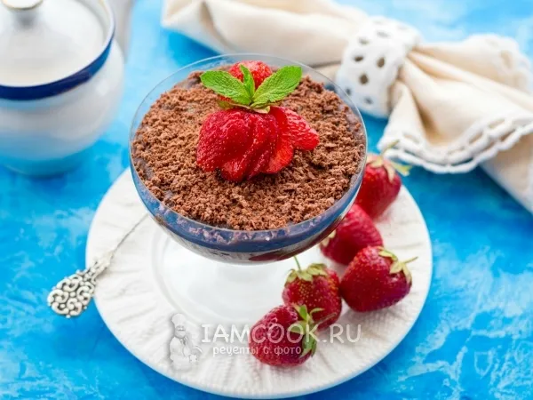 Фото готового блюда: Шоколадный мусс из цветной капусты