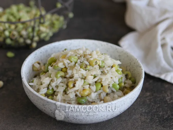 Фото блюда: Рис с зеленой фасолью (Черный глаз)