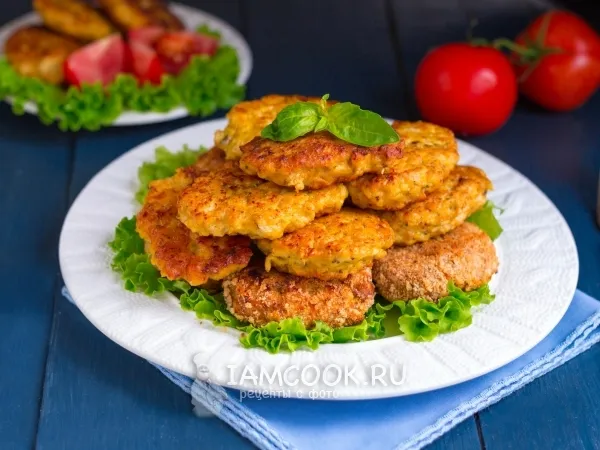 Фото готового блюда: Котлеты из куриного филе