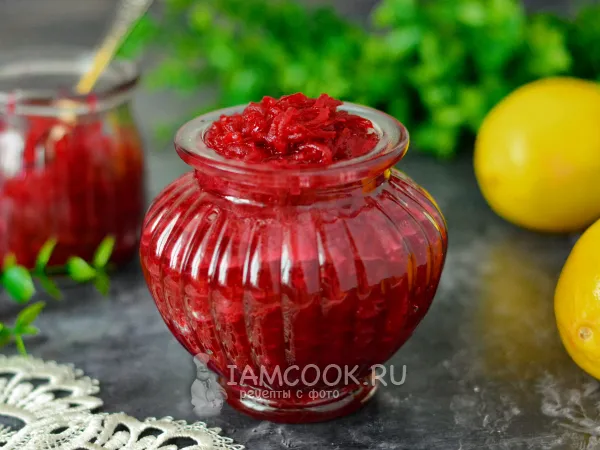 Фото блюда: Мармелад из свеклы