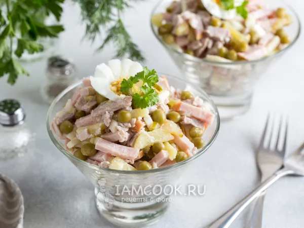 Фото блюда: Салат «Влашский» (классический рецепт)