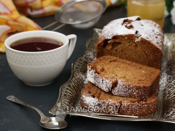 Фото блюда: Постный медовый кекс