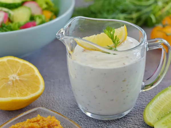 Фото блюда: Сметанная заправка для салата