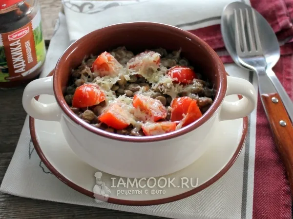 Фото готового блюда: Чечевица с сыром