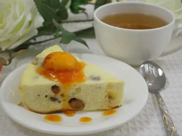 Фото блюда: Детская творожная запеканка в мультиварке