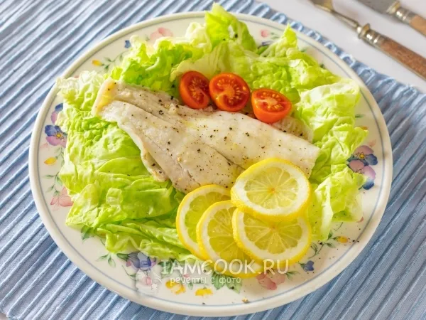 Фото блюда: Отварная камбала