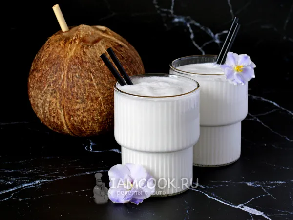 Фото блюда: Молочный коктейль на кокосовом молоке