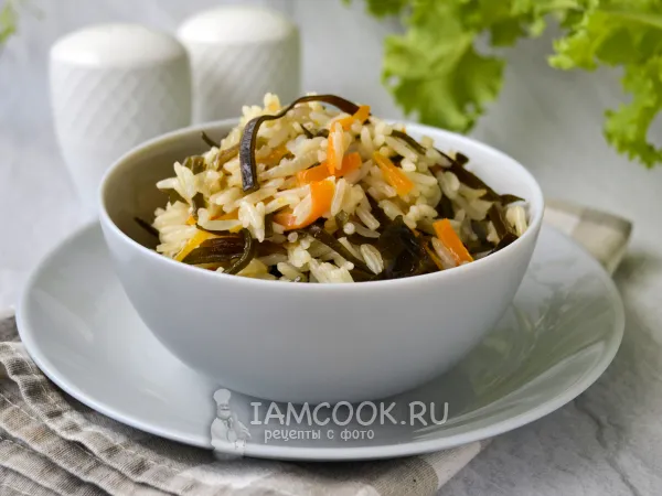 Фото блюда: Морская капуста с рисом