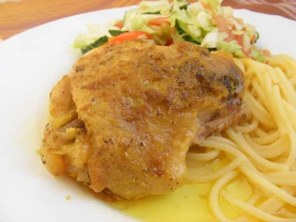 Фото блюда: Курица тушеная в молоке