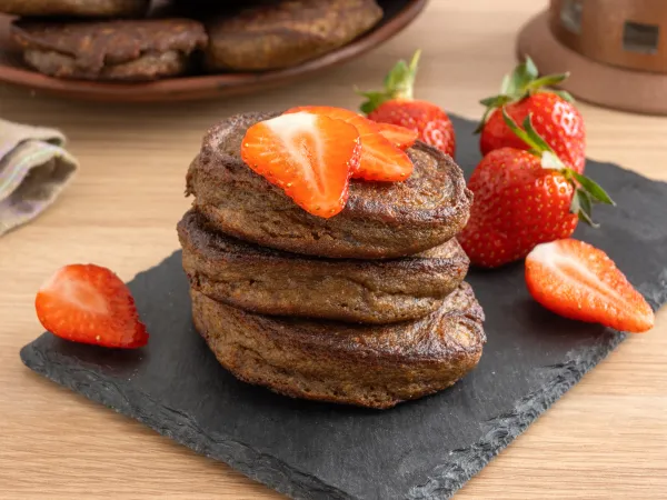 Фото блюда: Оладьи из амарантовой муки на кефире