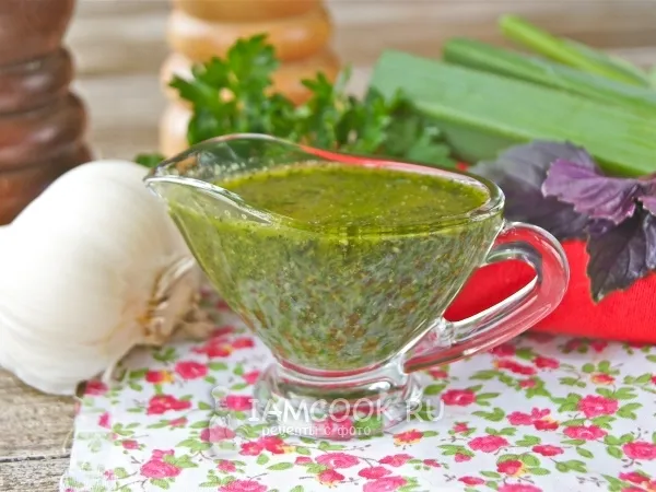Фото блюда: Соус из зелени