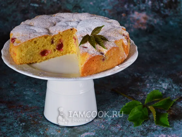 Фото блюда: Простой пирог с крыжовником