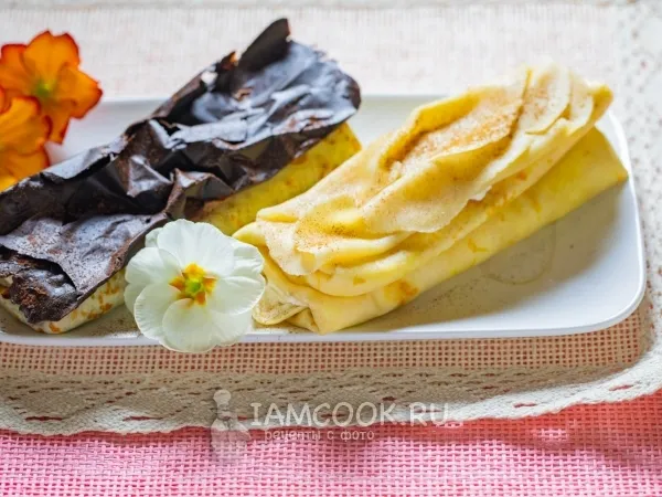 Фото блюда: Блины с кремом