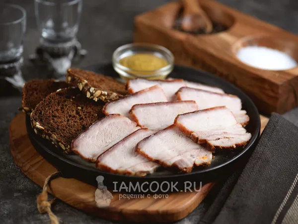 Фото готового блюда: Свиная грудинка в микроволновке (в пакете)