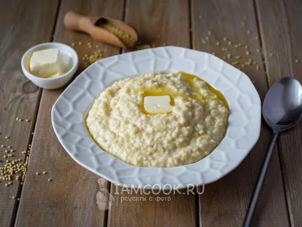 Фото блюда: Пшенная каша с сыром