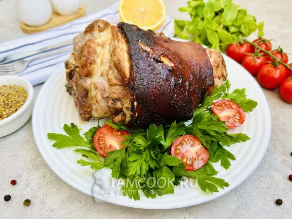 Фото блюда: Рулька в аэрогриле