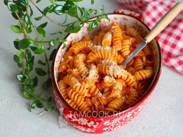 Фото блюда: Макароны в аэрогриле