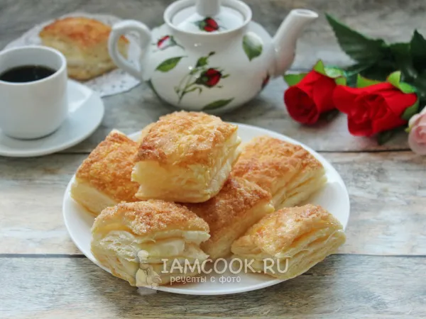 Фото готового блюда: Быстрое печенье из слоеного теста