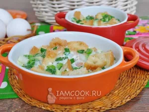 Фото готового блюда: Омлет студенческий в микроволновке