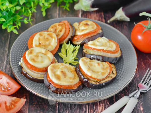 Фото блюда: Баклажаны кружочками в духовке