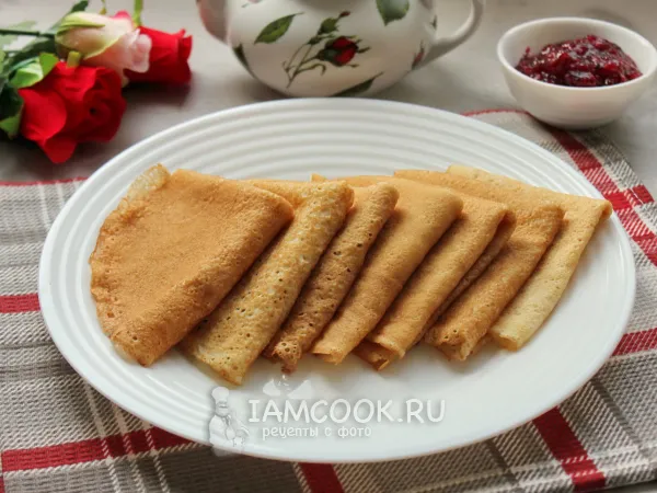 Фото готового блюда: Блины на рисовой муке и кефире