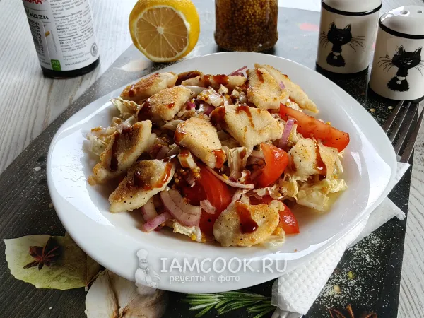 Фото блюда: Салат с хрустящей курицей