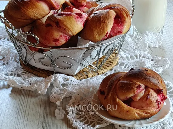 Фото блюда: Булочки с клюквой
