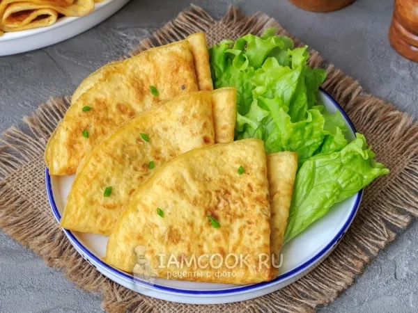 Фото блюда: Яичные блинчики