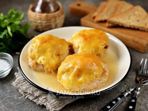 Фото готового блюда: Стожки из куриного фарша