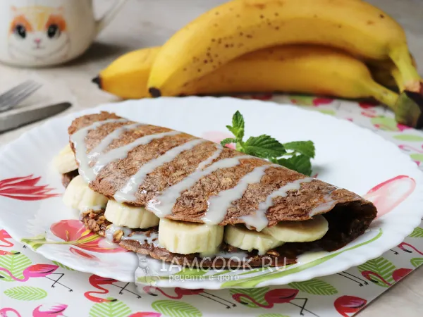 Фото блюда: Овсяноблин с какао