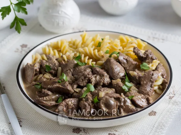 Фото готового блюда: Подлива из куриной печени с майонезом