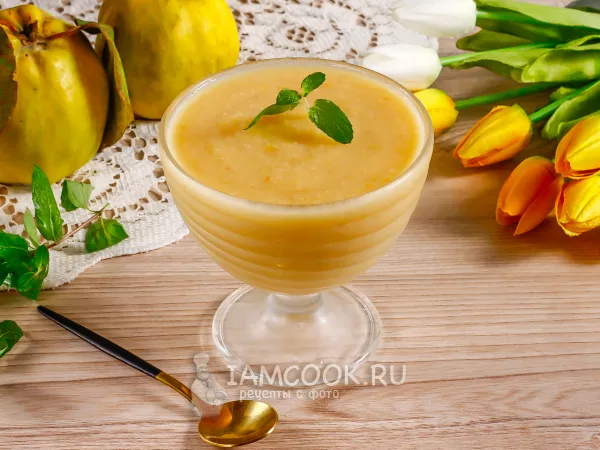 Фото готового блюда: Желе из айвы