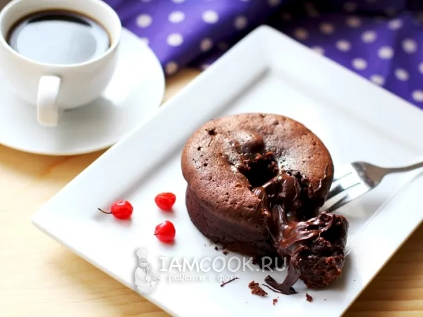 Фото блюда: Шоколадный фондан