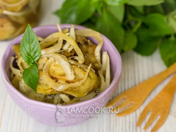 Фото готового блюда: Баклажаны на зиму с приправой для шашлыка