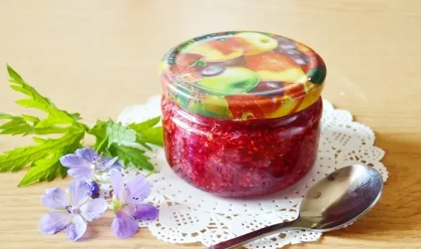 Фото блюда: Варенье из малины без варки
