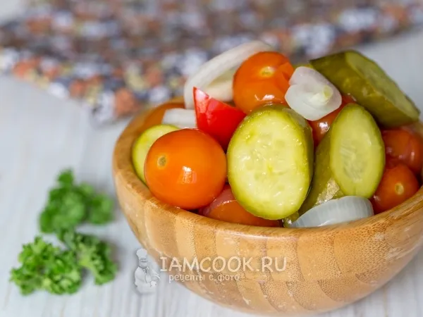 Фото блюда: Маринованное овощное ассорти