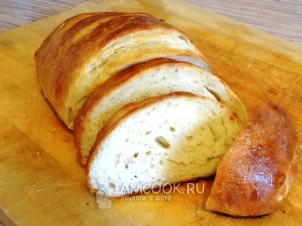 Фото готового блюда: Батон молочный нарезной