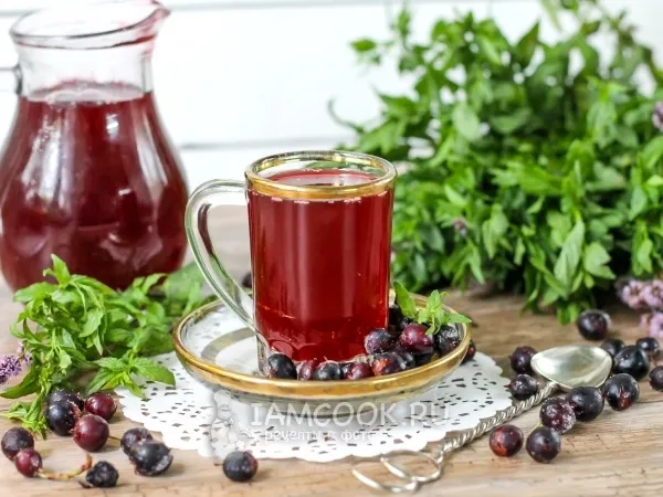 Фото блюда: Морс из замороженной чёрной смородины