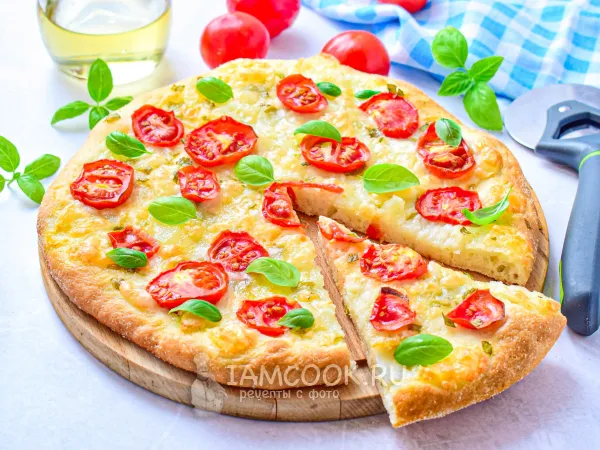 Фото блюда: Пицца «Капрезе»
