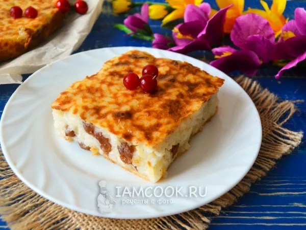 Фото блюда: Рисовая запеканка как в детском саду