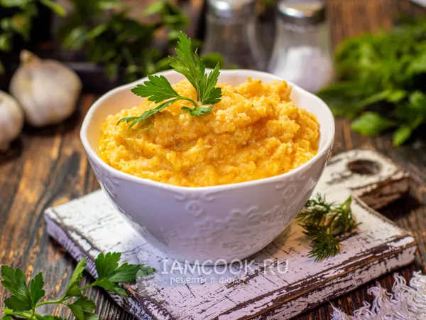 Фото блюда: Пюре из цветной капусты и моркови