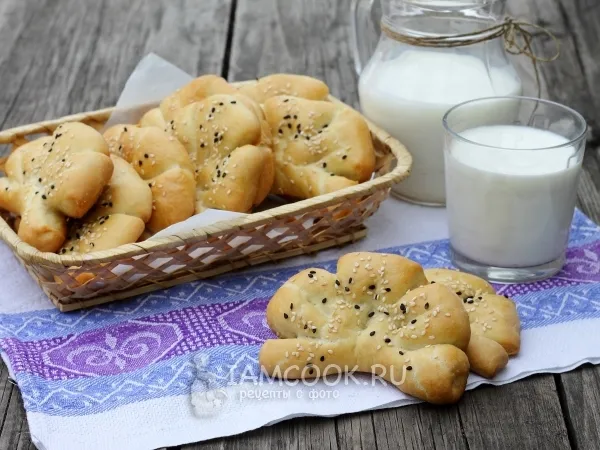Фото блюда: Булочки с кунжутом