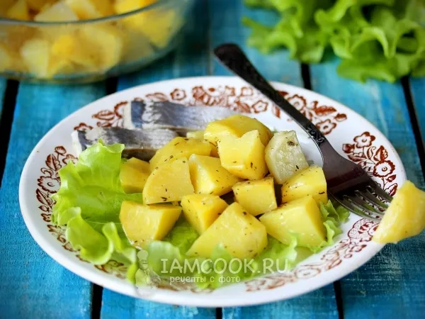 Фото готового блюда: Картошка в микроволновке