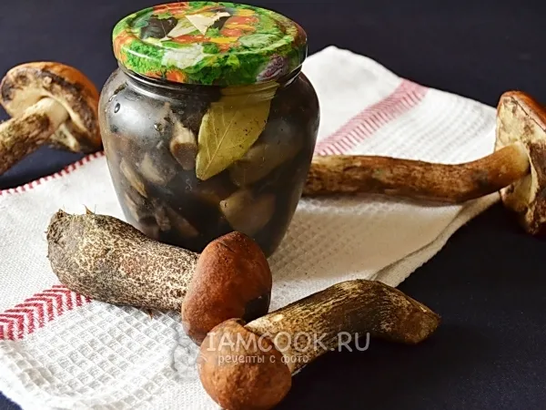 Фото блюда: Подосиновики маринованные на зиму