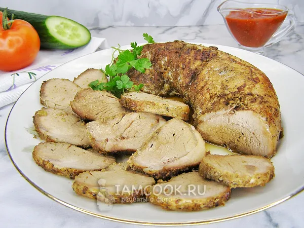 Фото готового блюда: Телятина в рукаве в духовке