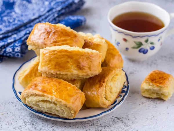 Фото готового блюда: Сдобное печенье на сметане