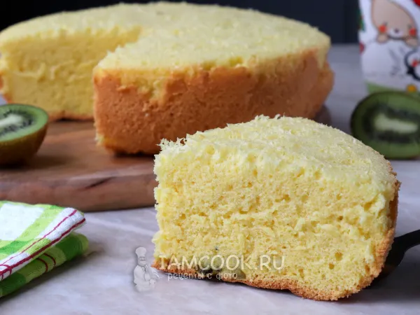 Фото готового блюда: Шарлотка с киви